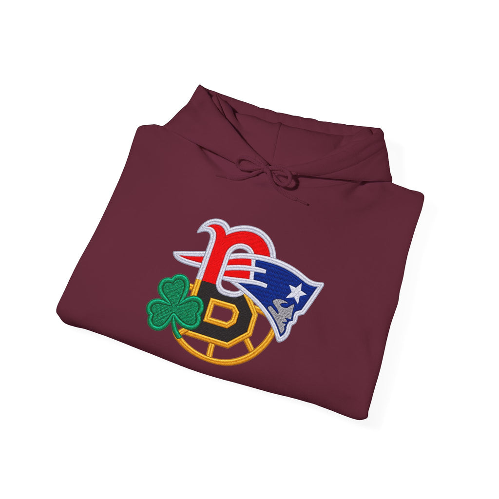 New England Sports Mashup Hooded Sweatshirt