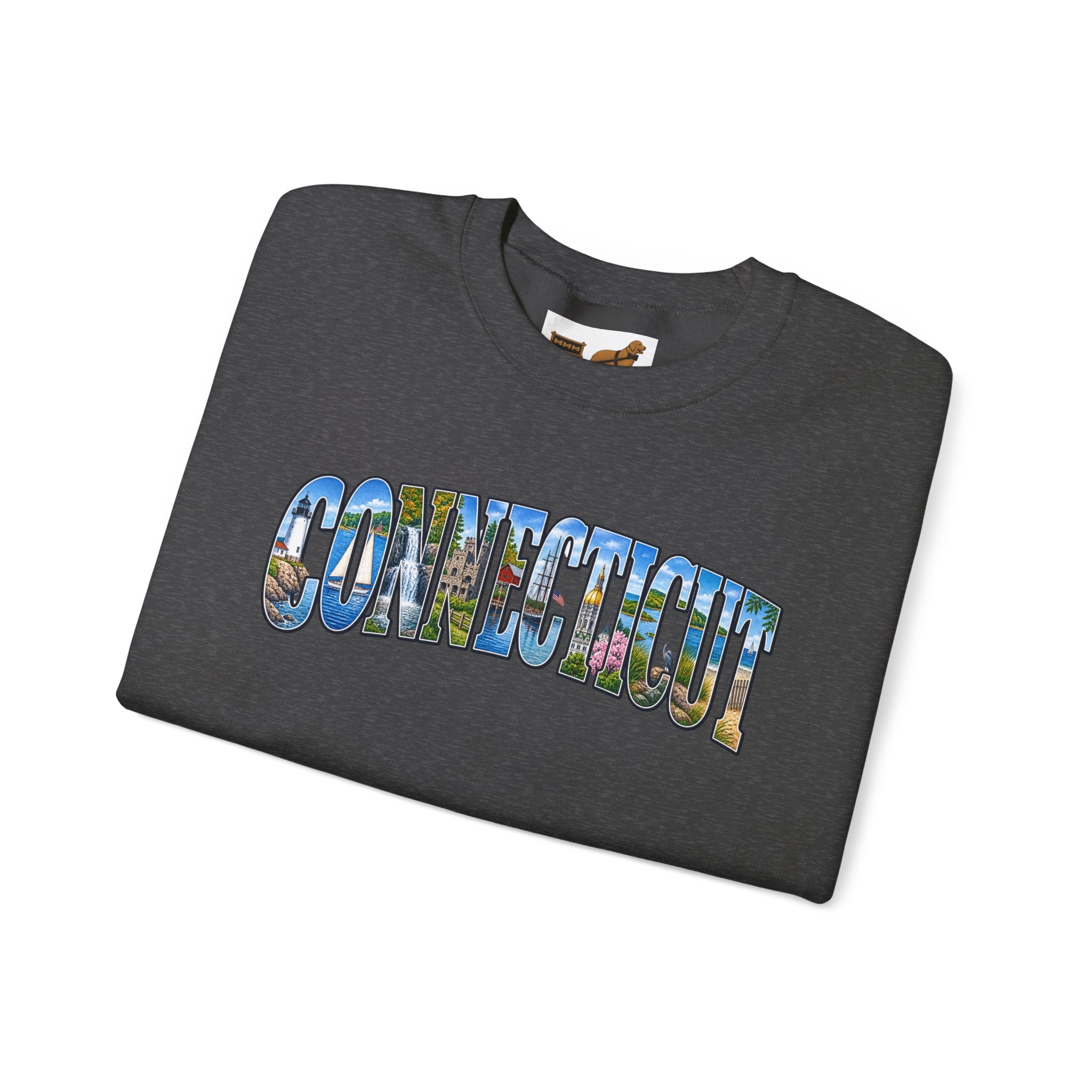 Connecticut Retro Crewneck Sweatshirt