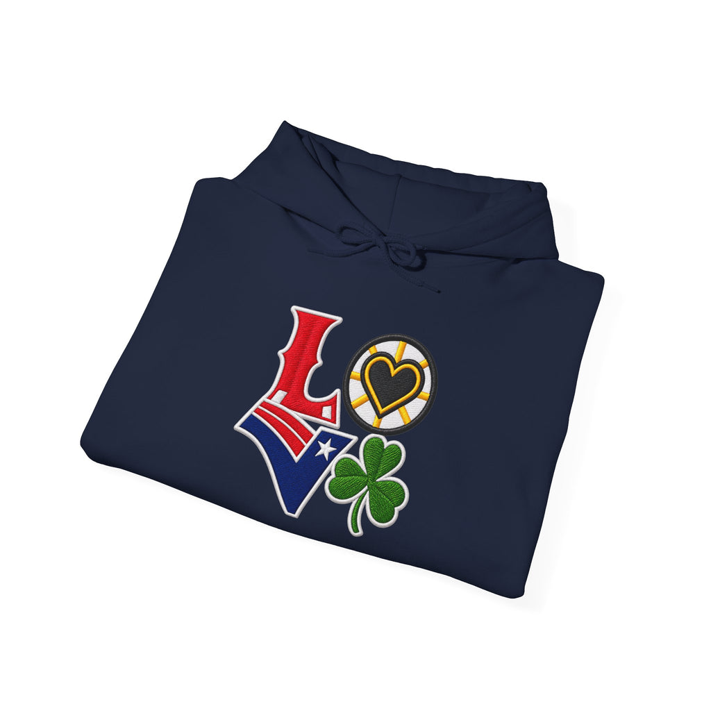 New England Sports Fan Hooded Sweatshirt