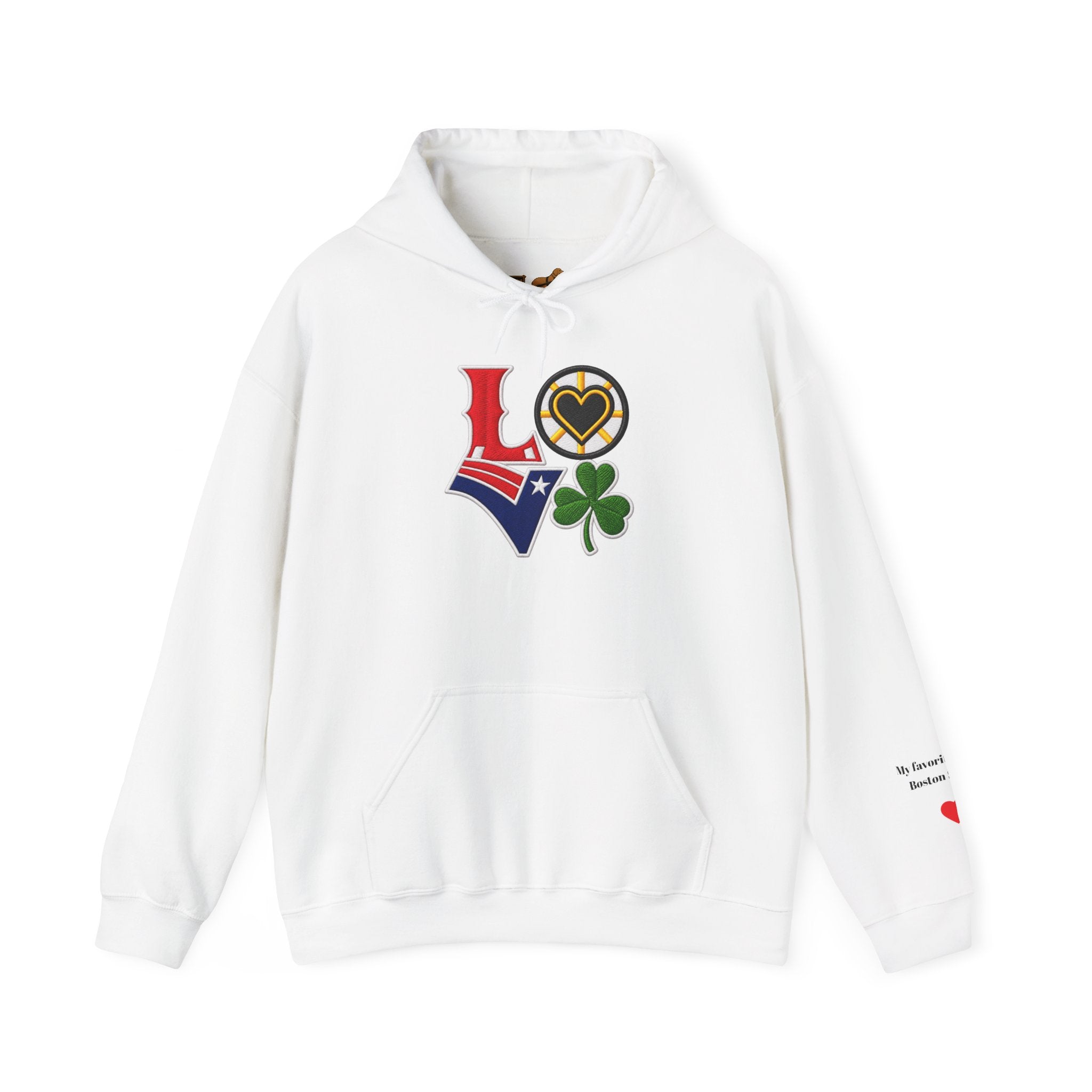 New England Sports Fan Hooded Sweatshirt