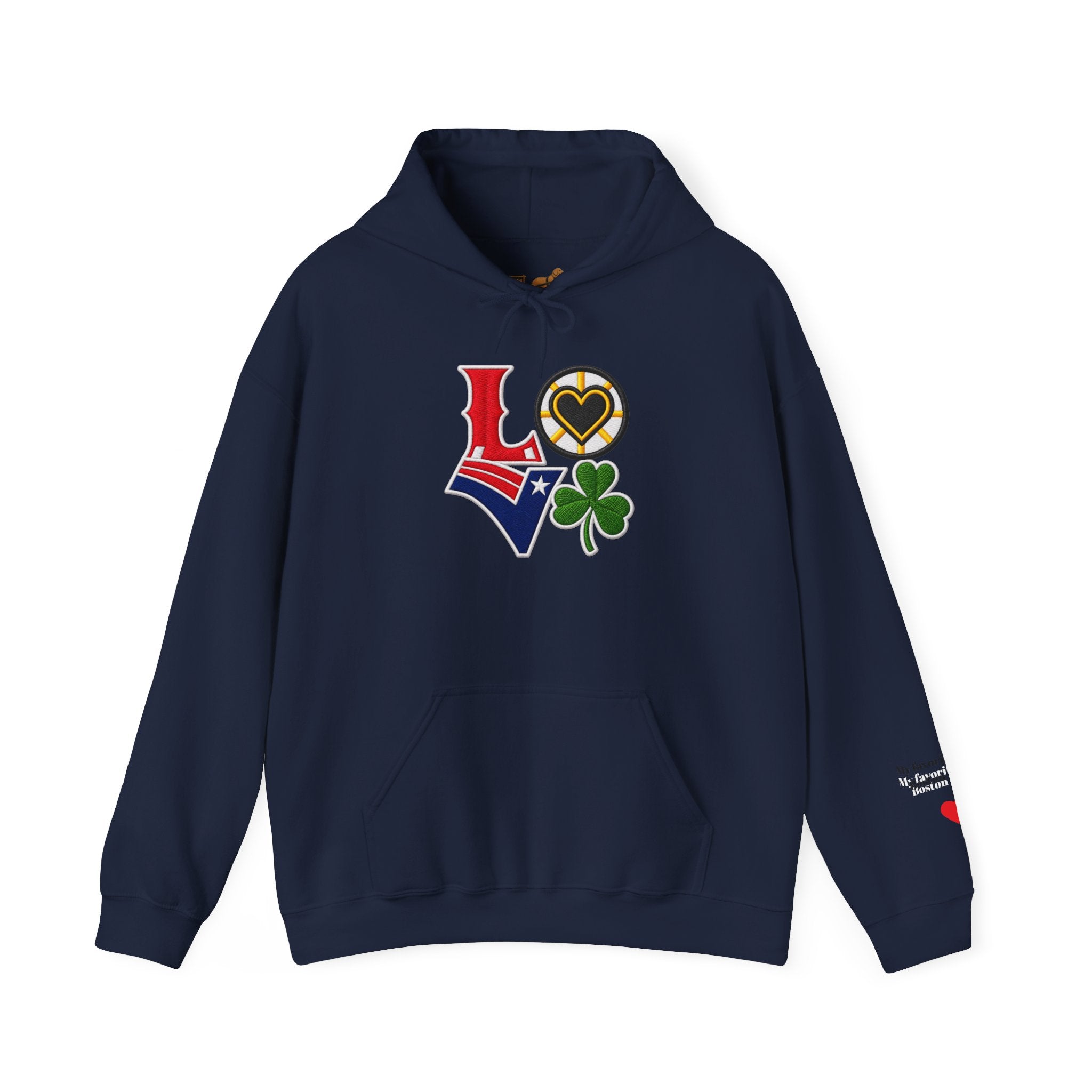 New England Sports Fan Hooded Sweatshirt