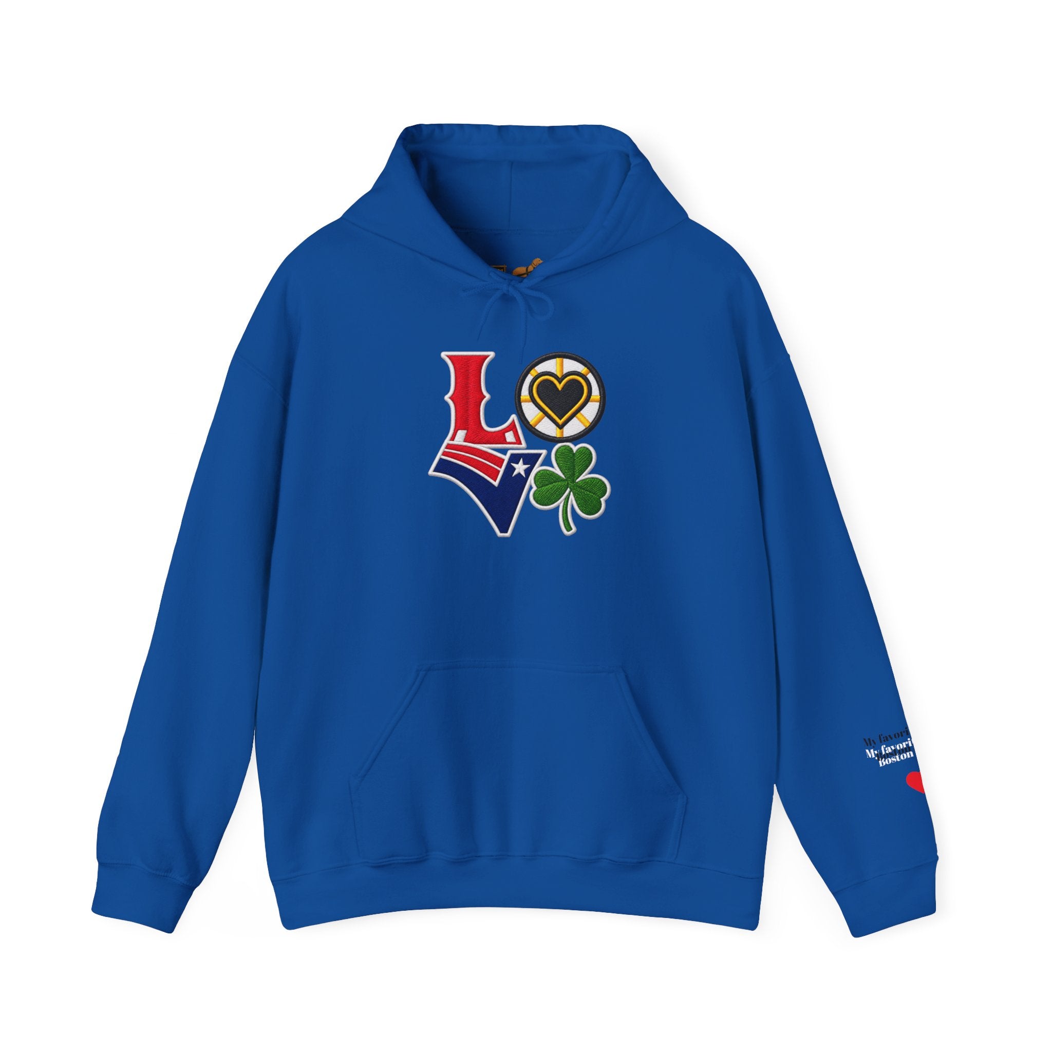 New England Sports Fan Hooded Sweatshirt