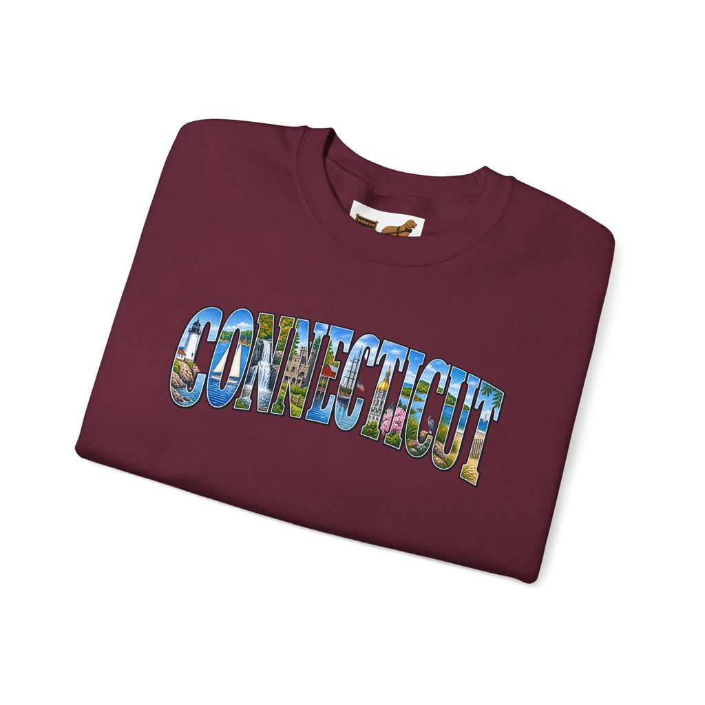 Connecticut Retro Crewneck Sweatshirt