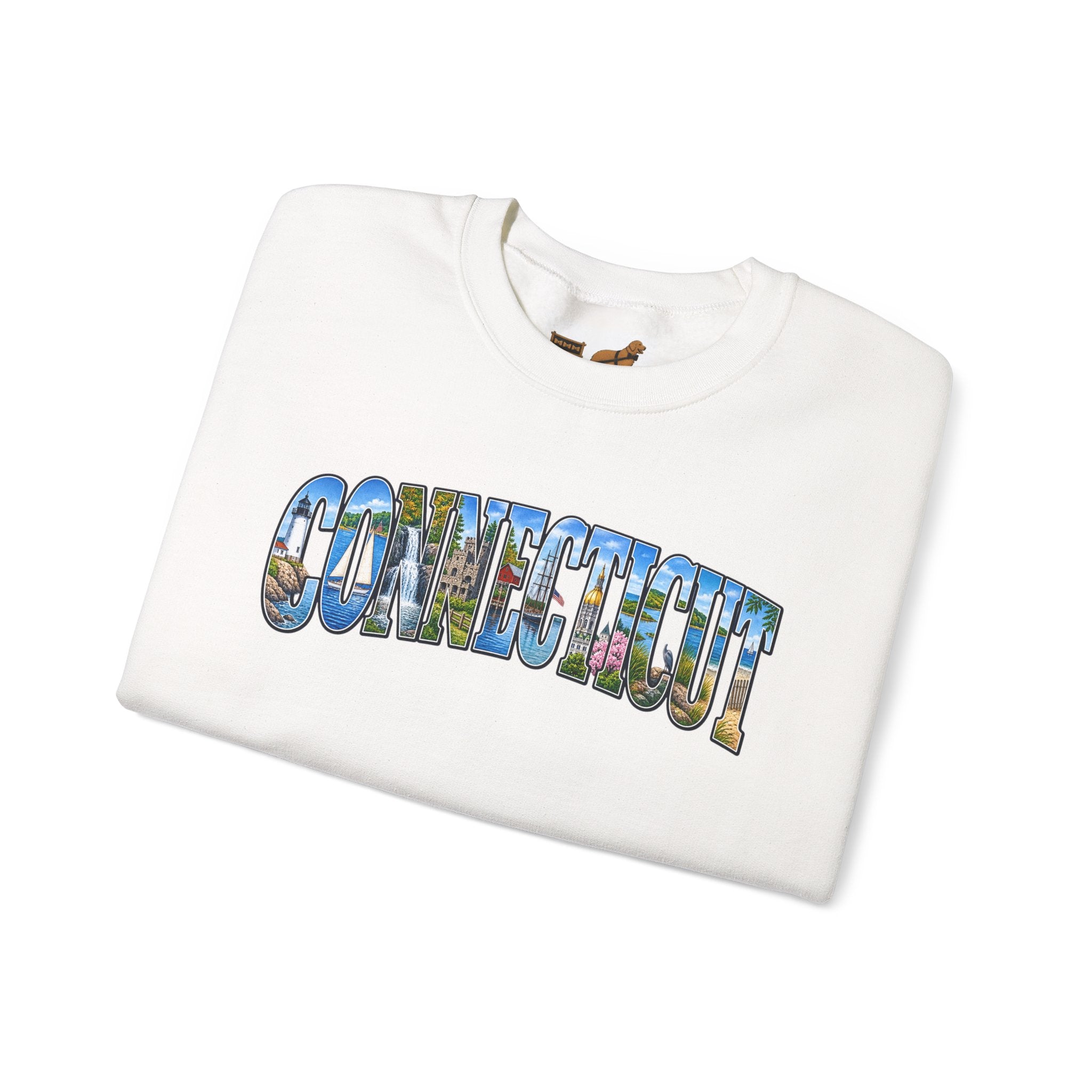 Connecticut Retro Crewneck Sweatshirt