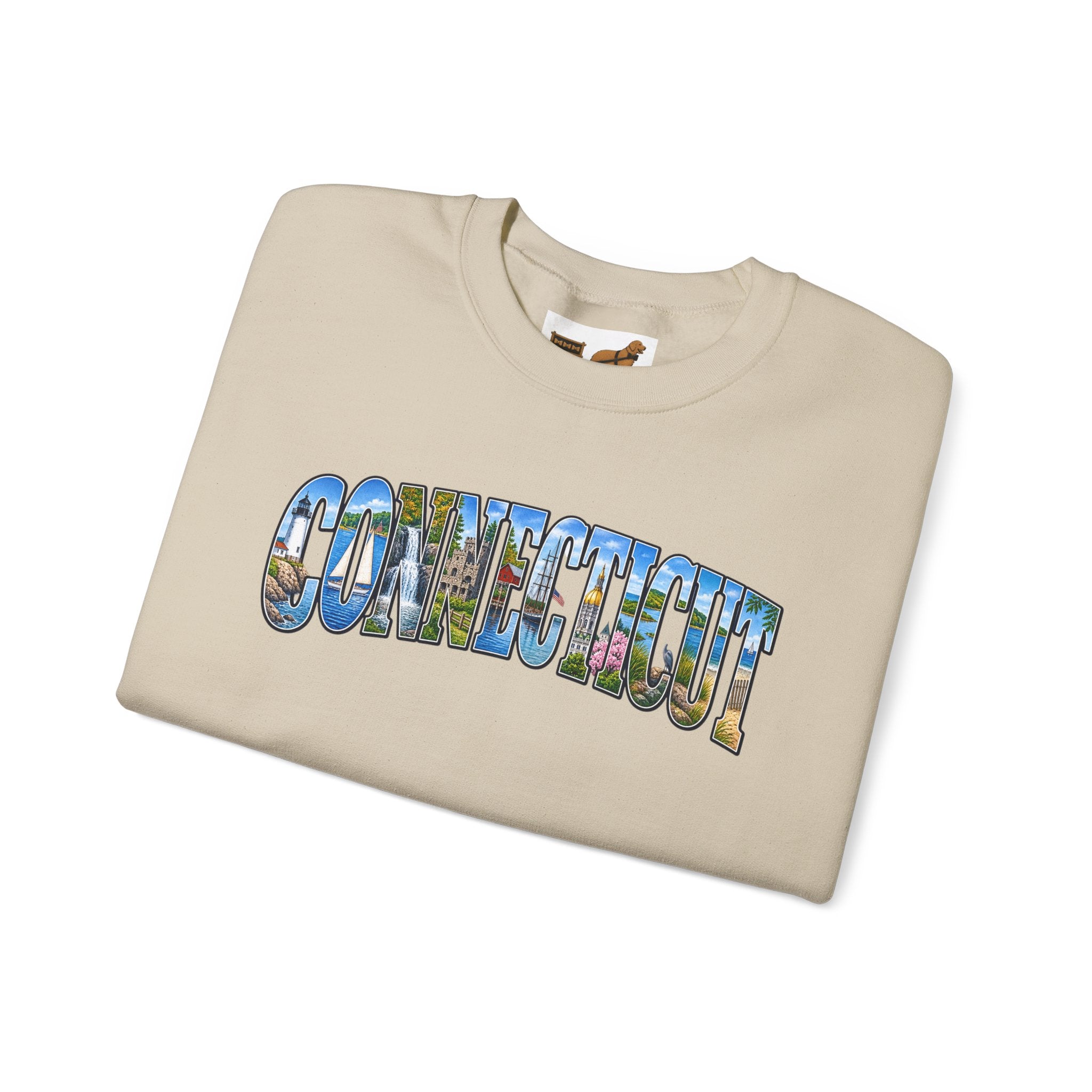 Connecticut Retro Crewneck Sweatshirt