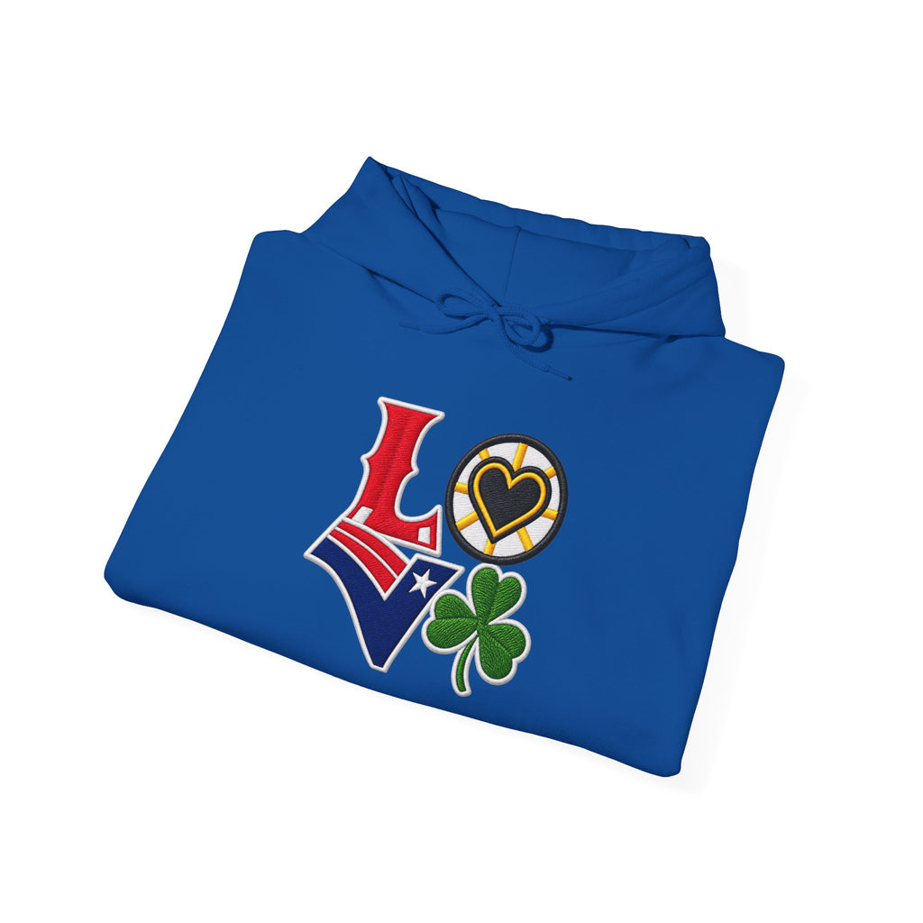 New England Sports Fan Hooded Sweatshirt