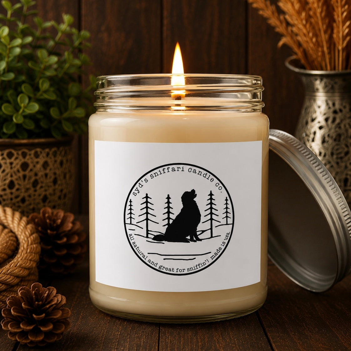 Syd’s Sniffari Candle  – 9oz Jar