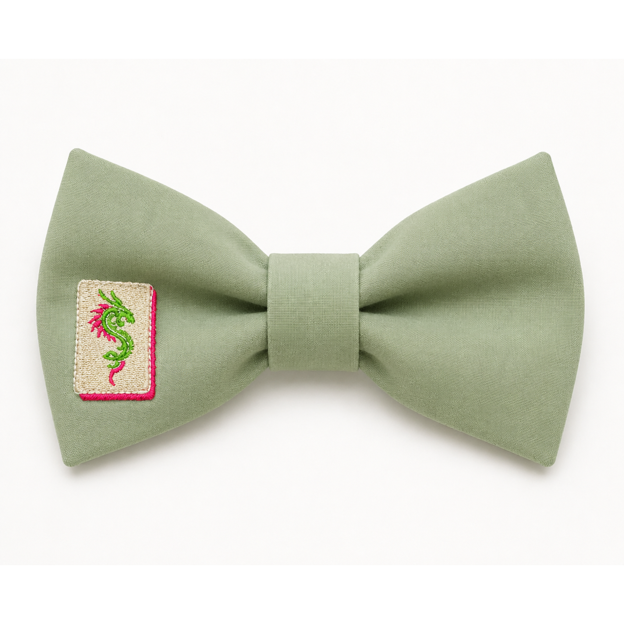 Mahjong Tile Bow Tie (embroidered)
