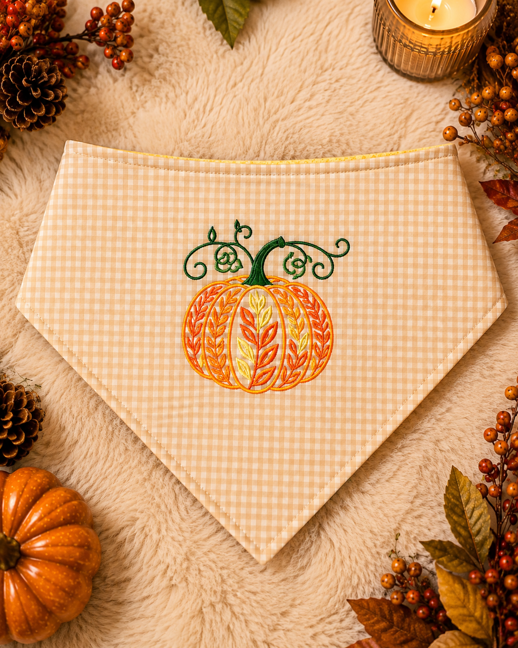 Harvest Heirloom Pumpkin (embroidered)