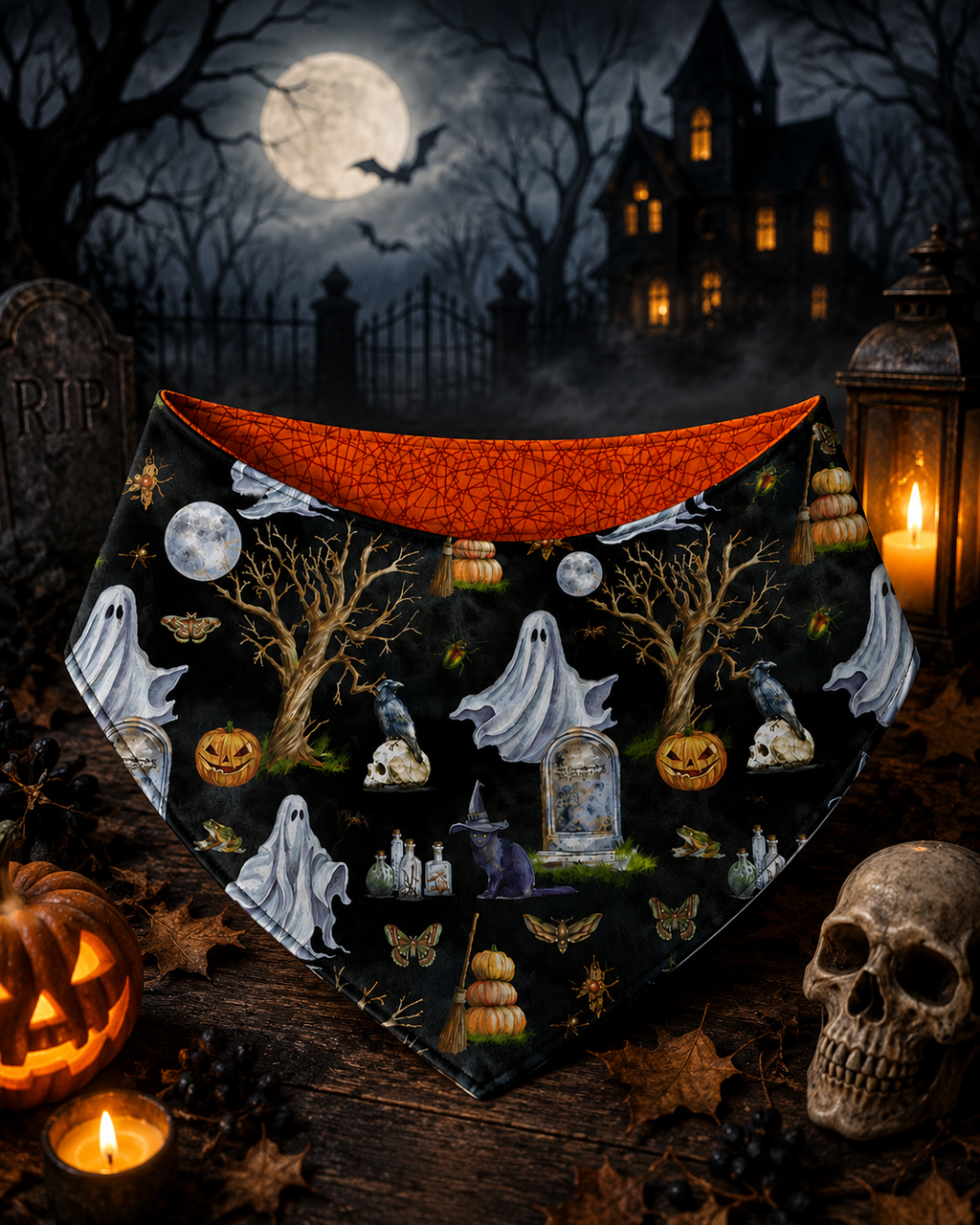 Haunted Hollow Reversible Bandana