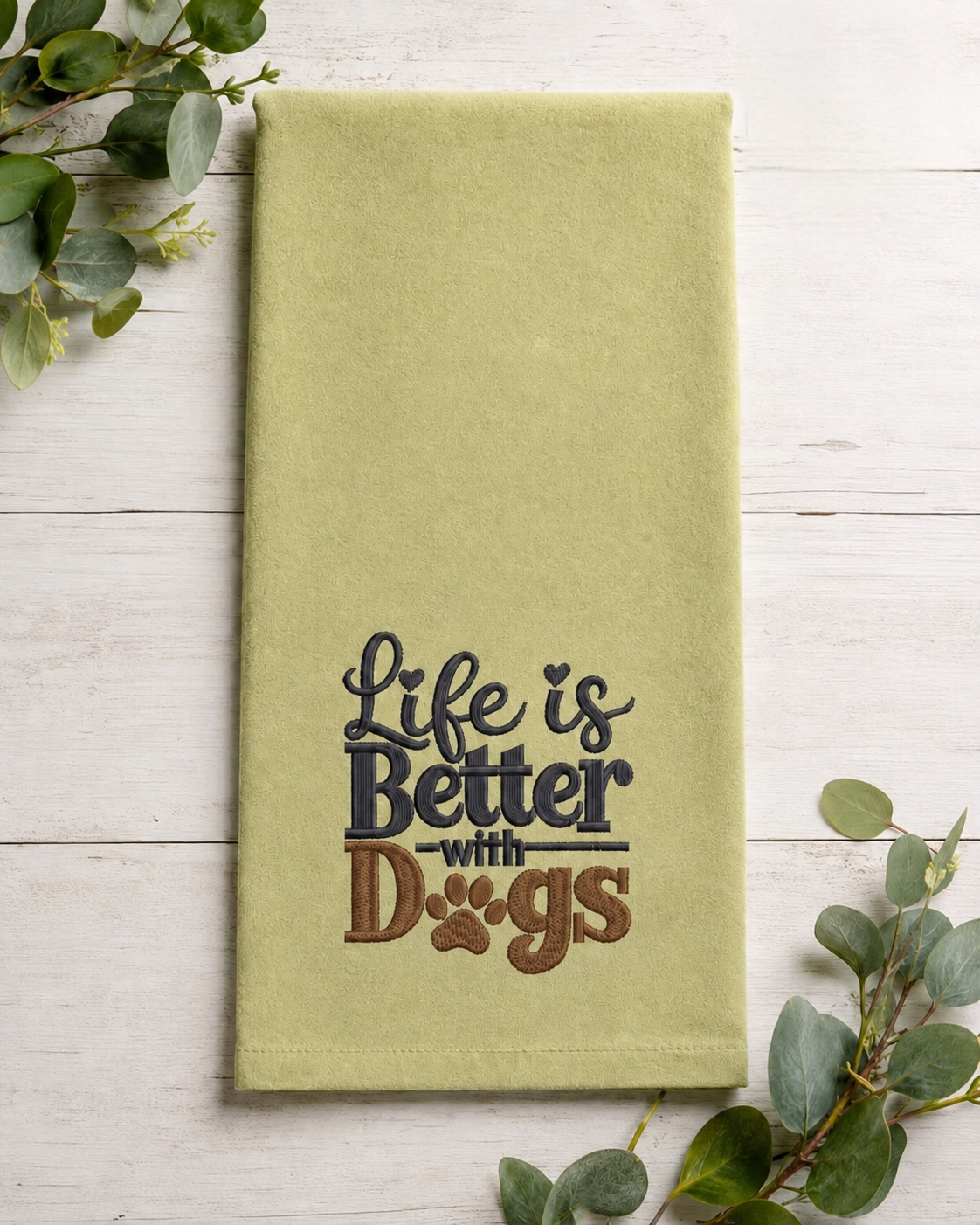 Embroidered Tea Towels