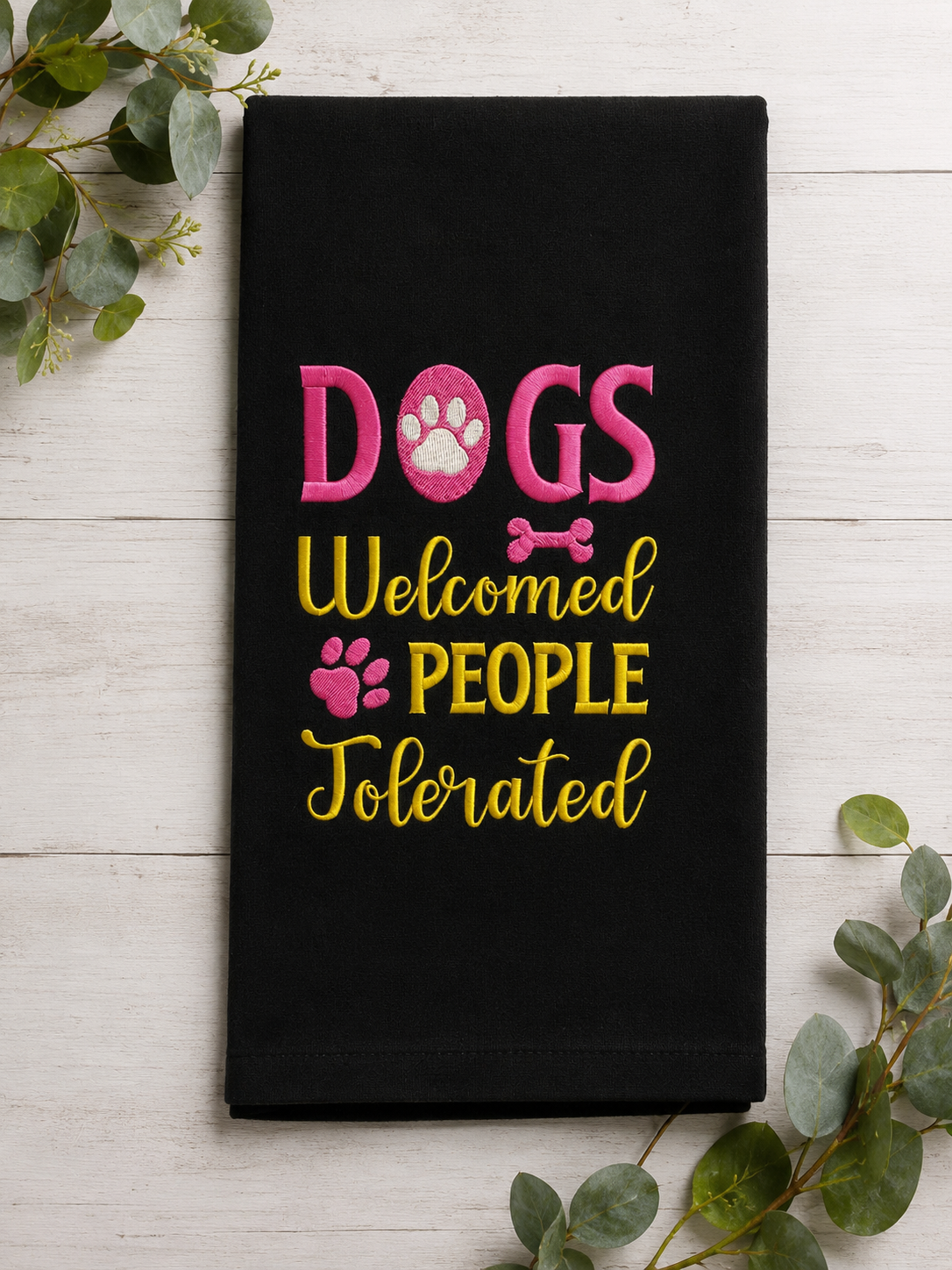 Embroidered Tea Towels