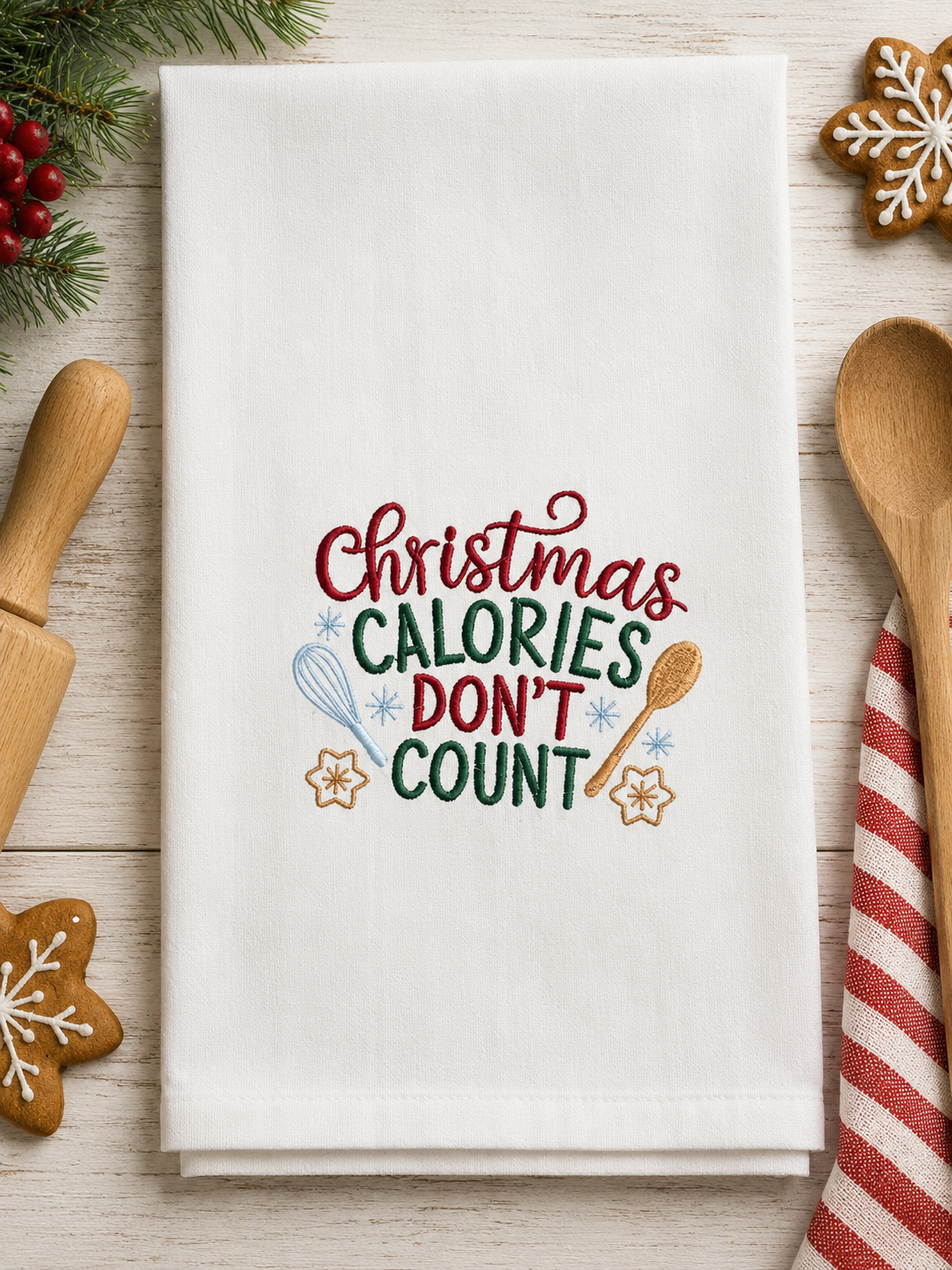 Embroidered Tea Towels