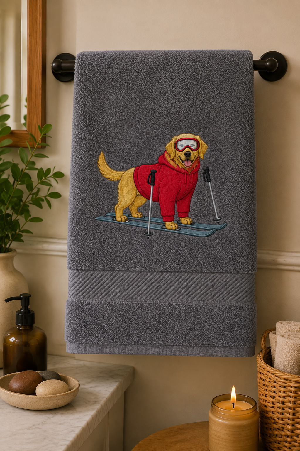 The Golden Retriever Hand Towel Collection