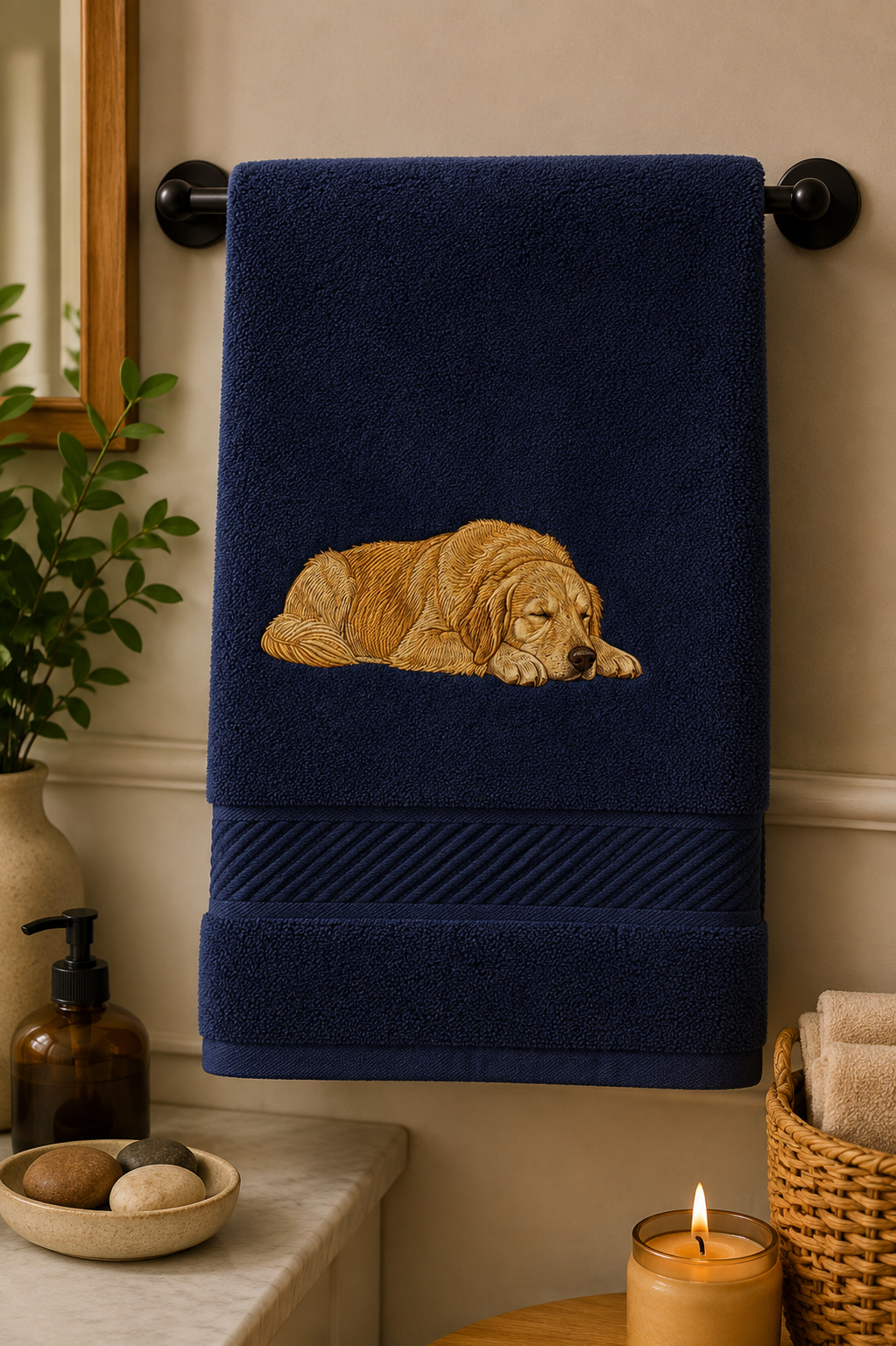 The Golden Retriever Hand Towel Collection