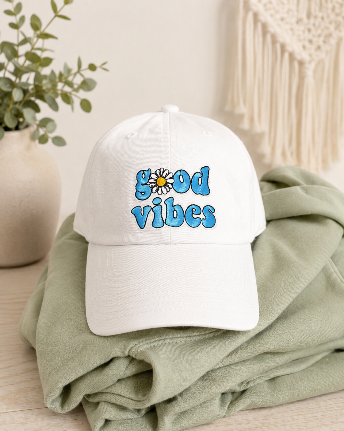 Good Vibes Embroidered Hat