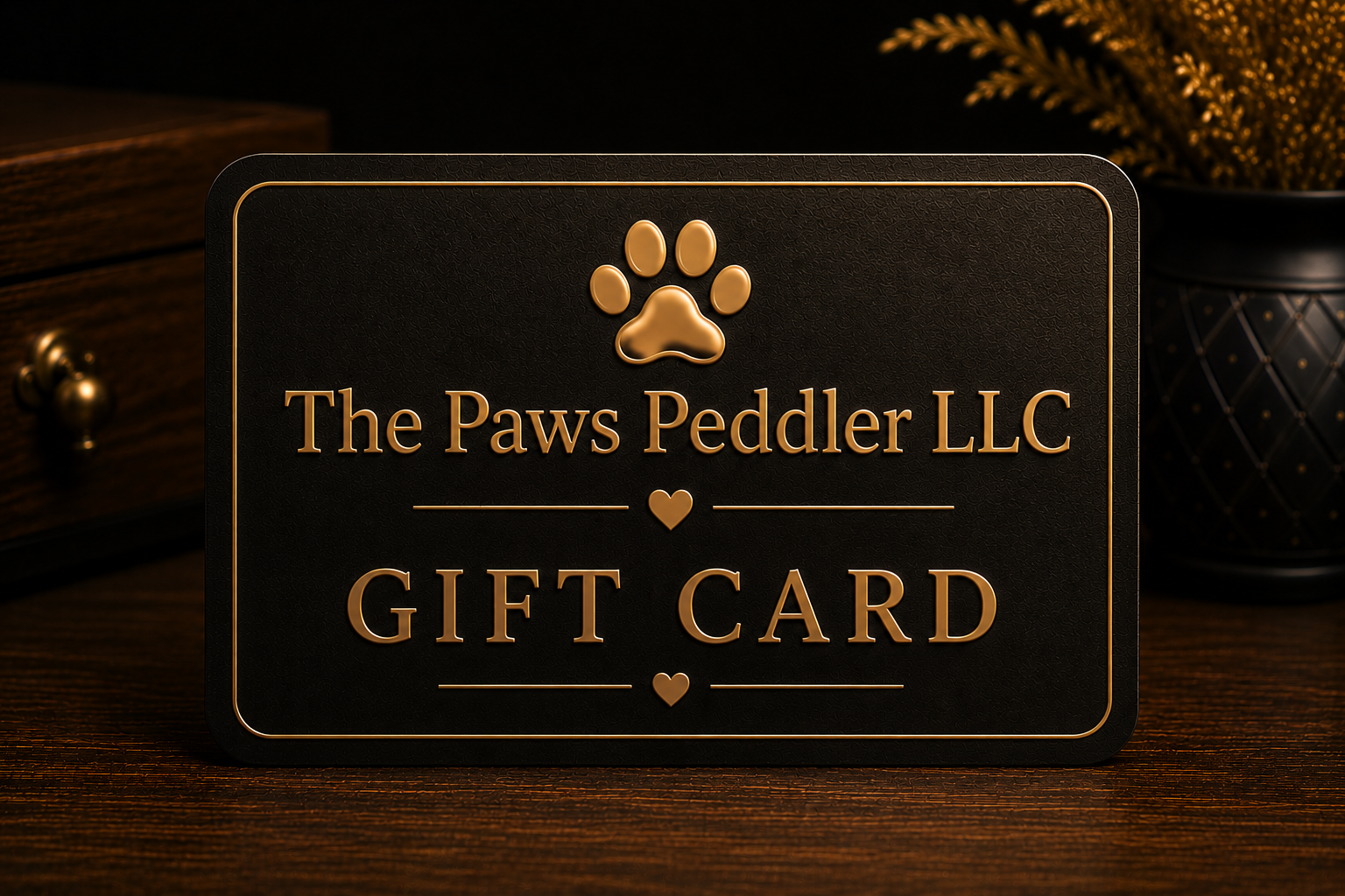 The Paws Peddler Classic Gift Card