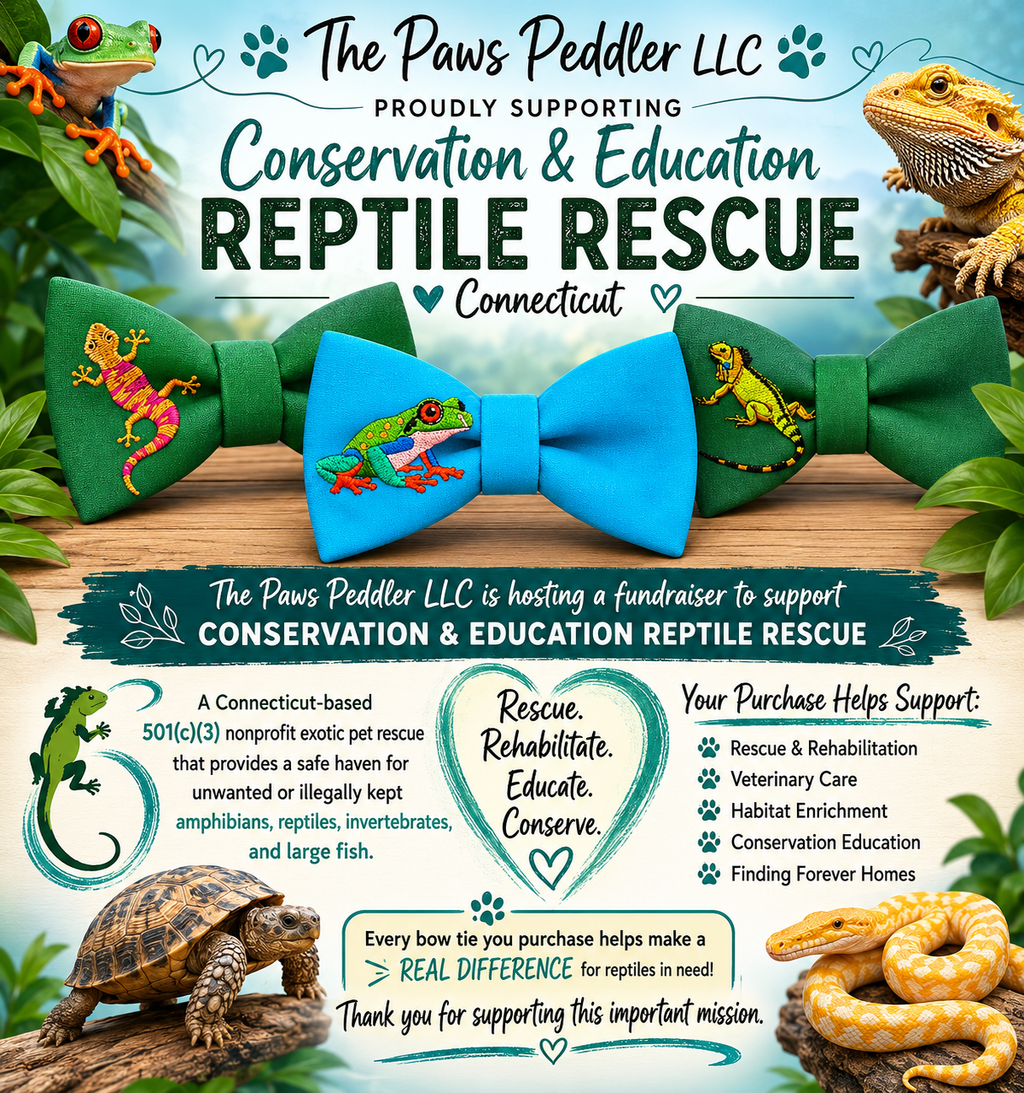 🐸Reptile Rescue Bow Ties